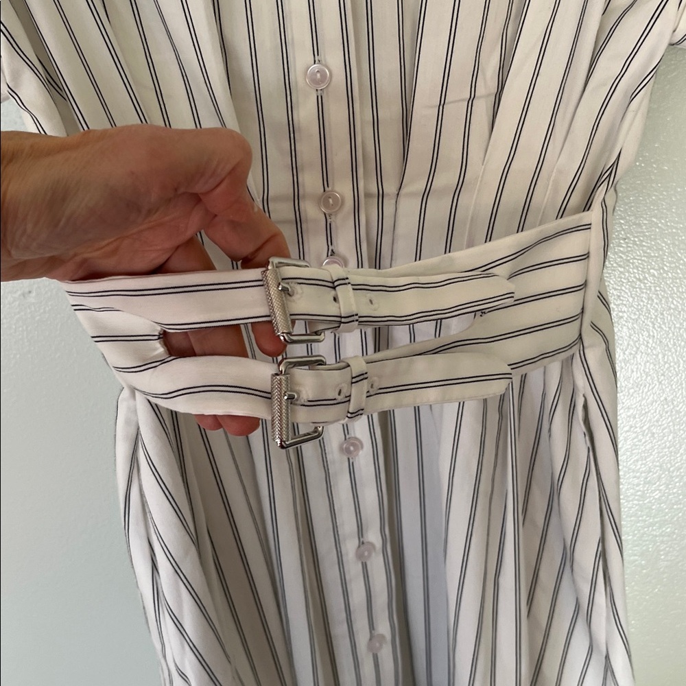 THE TOBIE SHIRT DRESS BY EXQUISE: DOUBLE BUCKLE EDITION - Picture 7 of 9